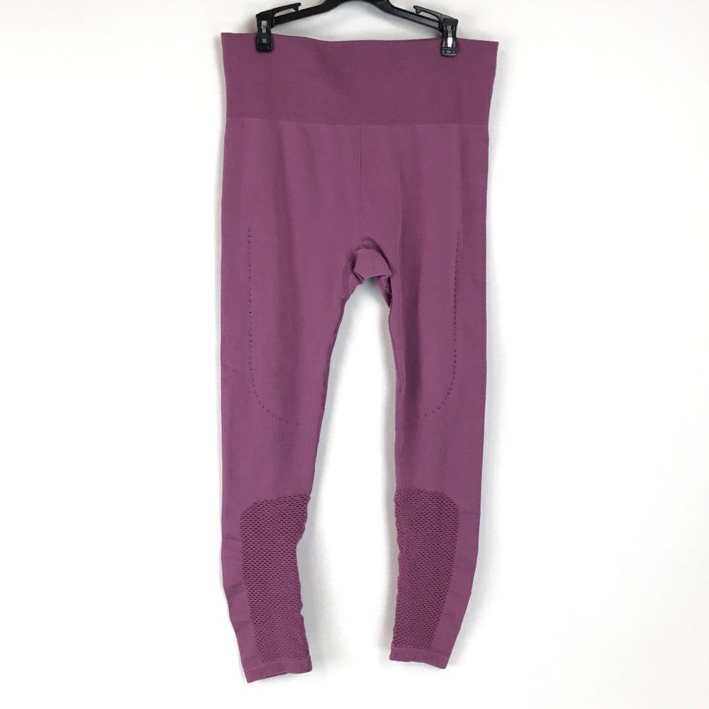 Joy Lab Cropped High Rise Leggings Women’s Size Medium Purple Vented Athletic